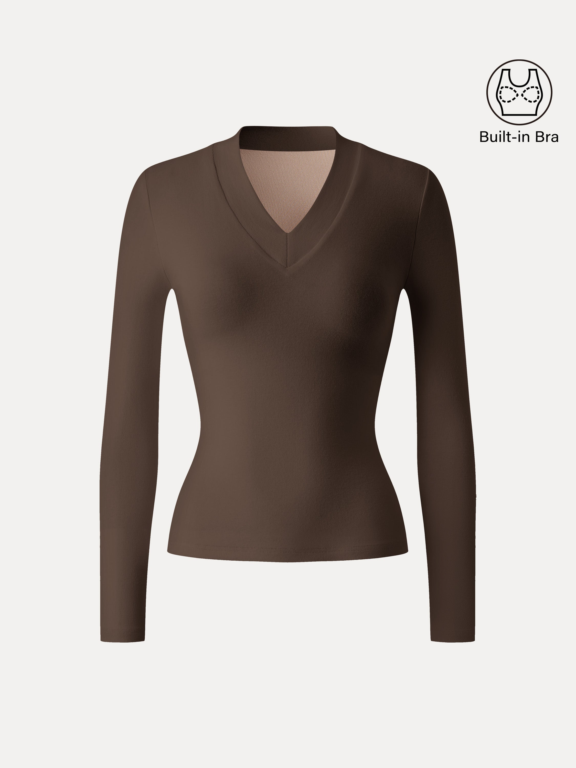 Essential V-neck Wide Binding Slimming Brami Top Off White – Women > Tops > Bra Tops | FormaLuxe