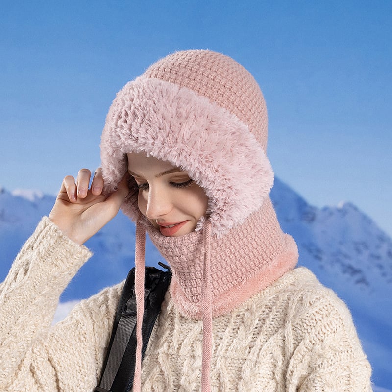 🔥3 in 1 Beanie Hat For Women Khaki | FormaLuxe