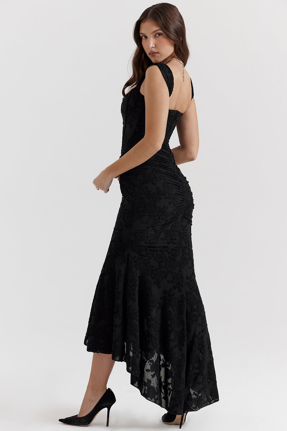 Sienna | Elegantes Kleid mit Taillierung Pink | FormaLuxe