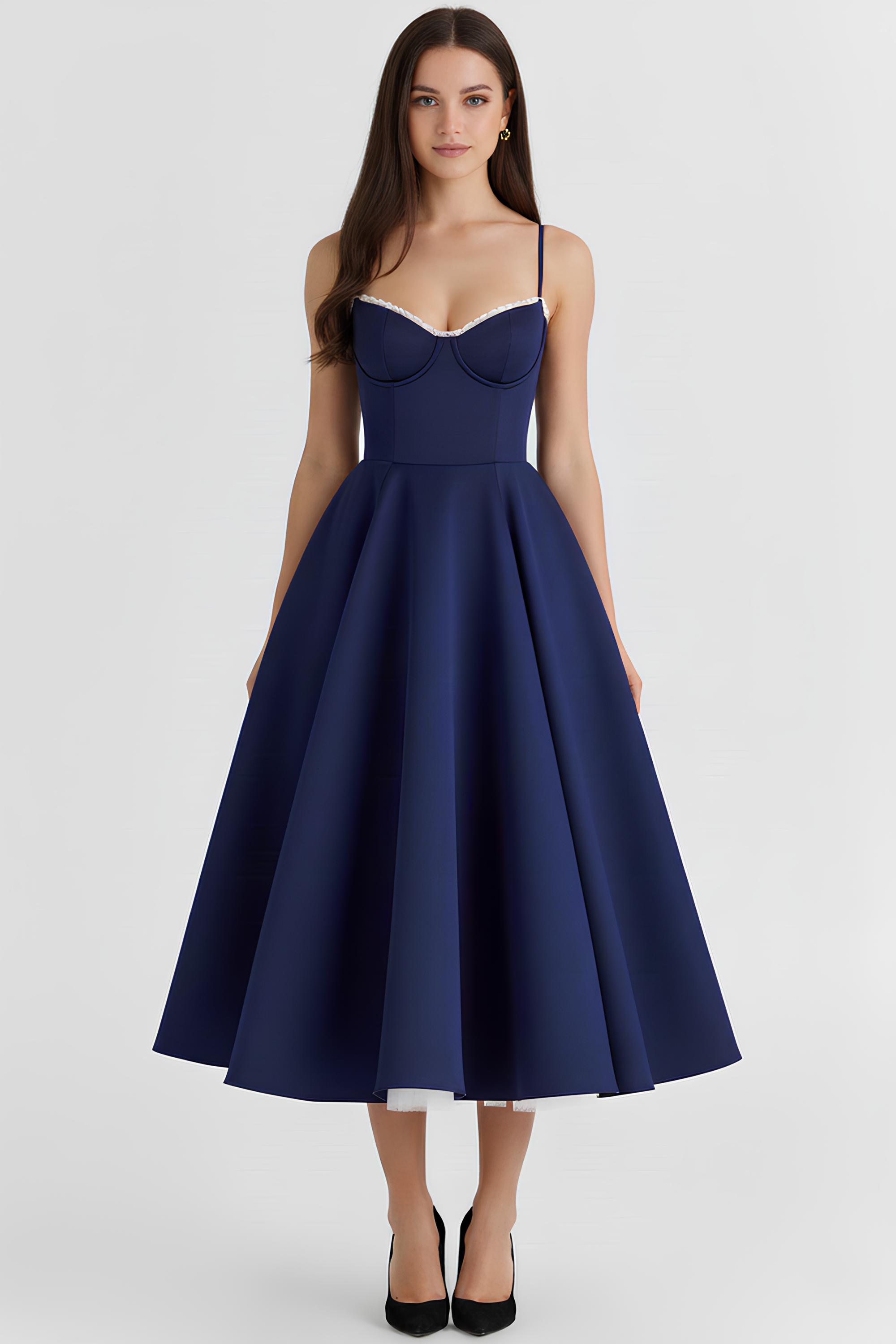 Cloe Midikleid – Bordeaux