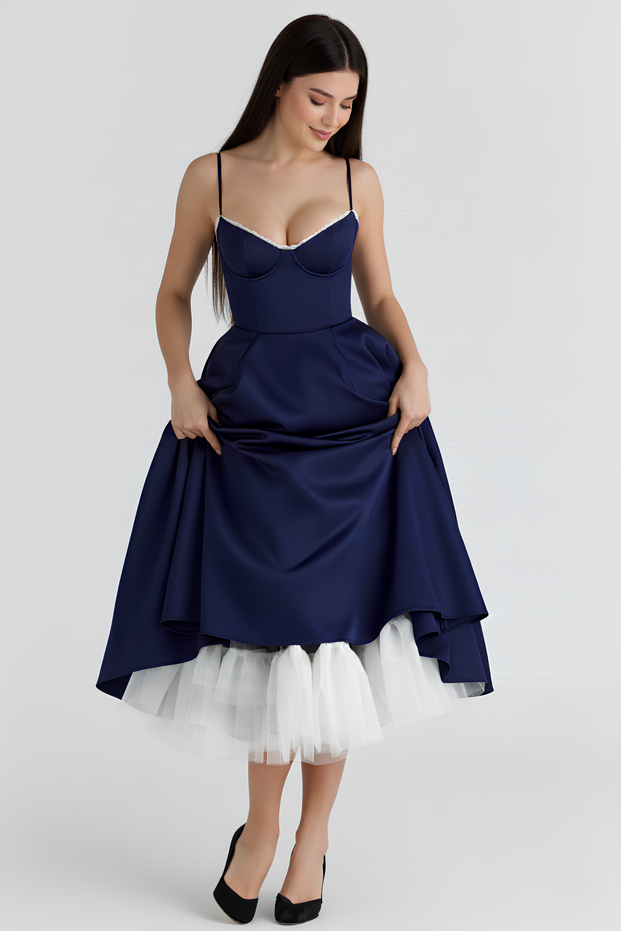 Cloe Midikleid – Bordeaux