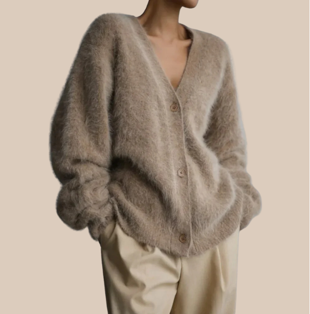 Lumia | Luxus Cardigan Beige – Default | FormaLuxe