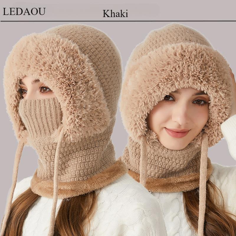 🔥3 in 1 Beanie Hat For Women Khaki | FormaLuxe