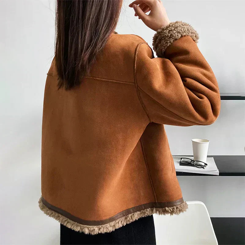 CHARLIE | TOPLA IN FEINER LEDERJACKE Braun – Giacca | FormaLuxe