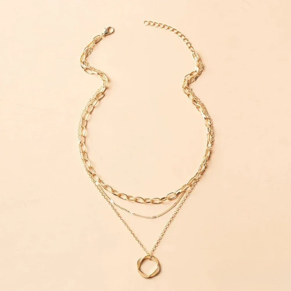 Avine – Retro Halskette in Goldoptik – Necklace | FormaLuxe