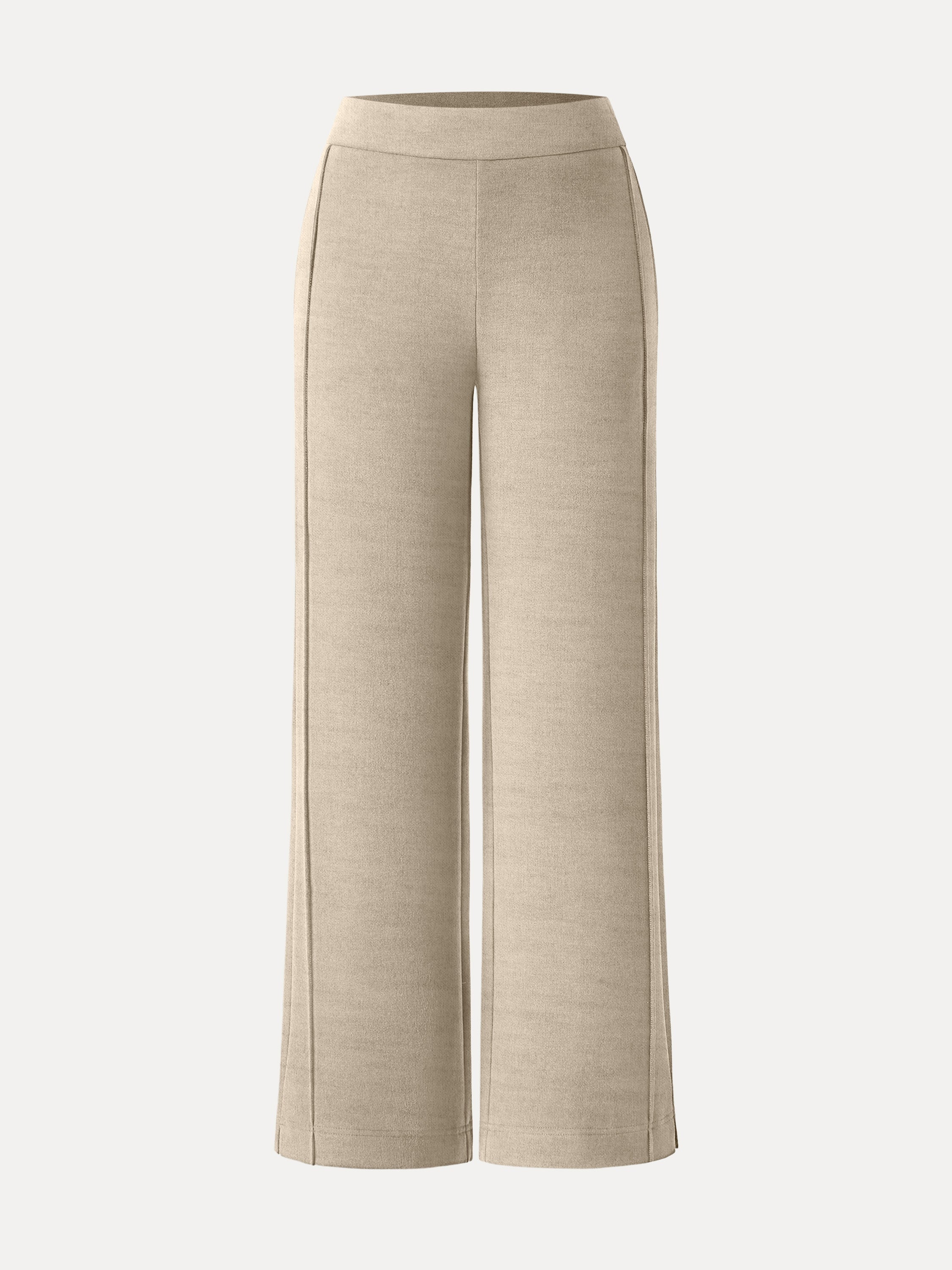 Cozy Warm High Rise Straight Leg Pull-On Pants Heather Morganite – Women > Bottoms > Pants | FormaLuxe