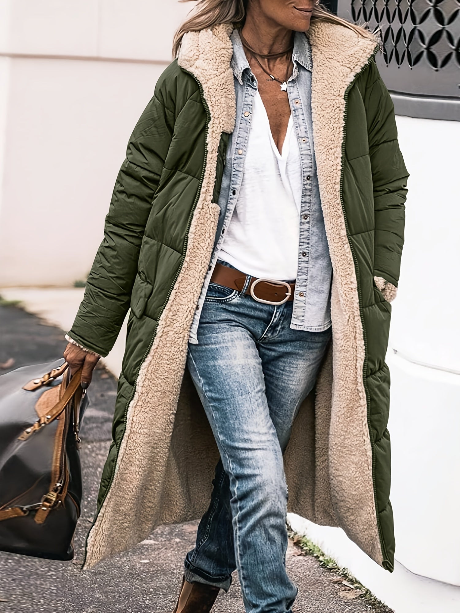 Grace | Winter Coat (Timeless Bestseller) Green | FormaLuxe