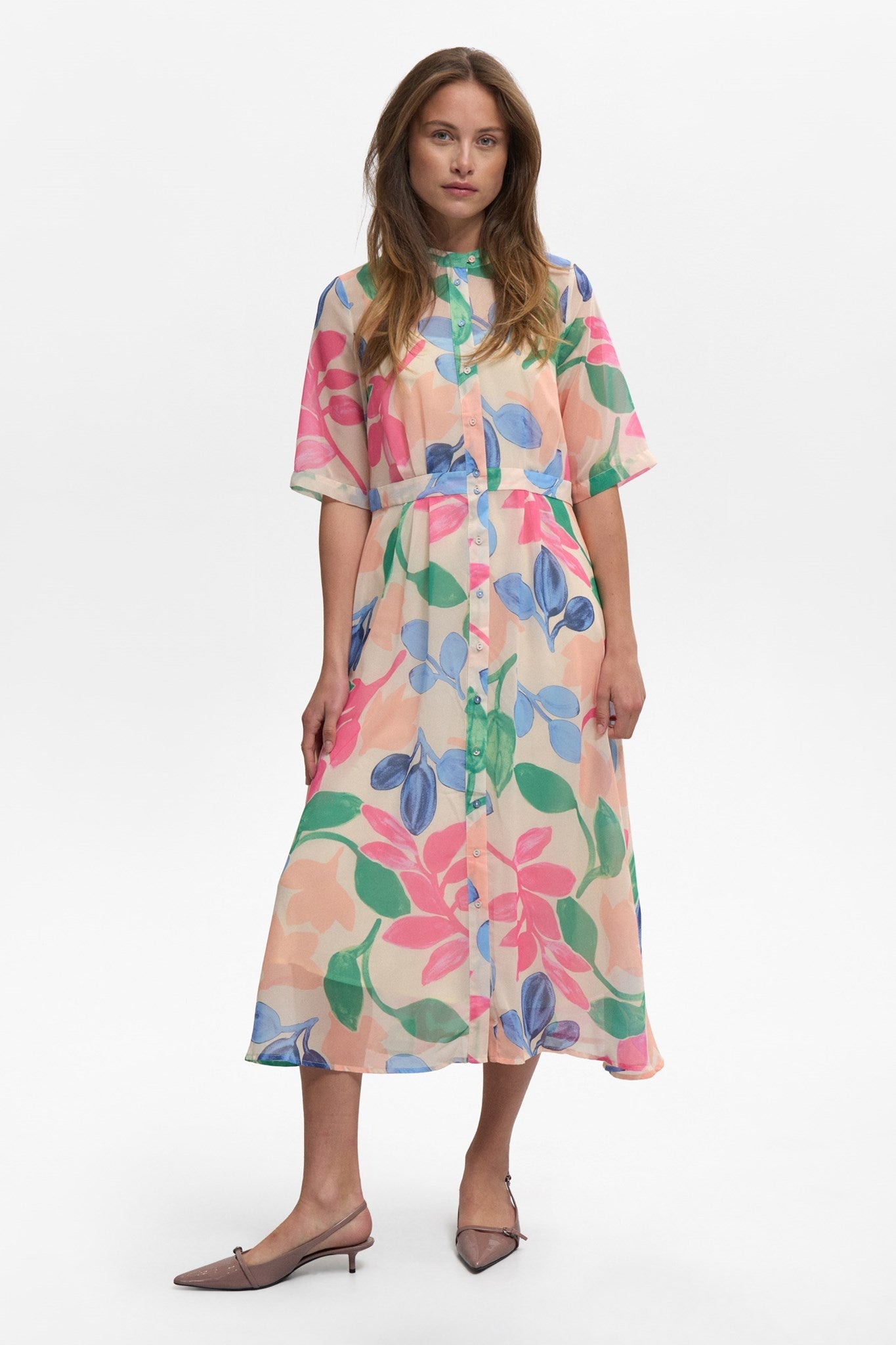 NUKYNDALL NEW SS DRESS - Birch | FormaLuxe