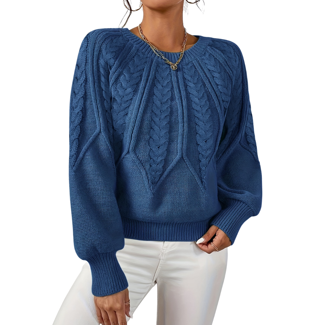 Zinnia | Sweater Blue | FormaLuxe