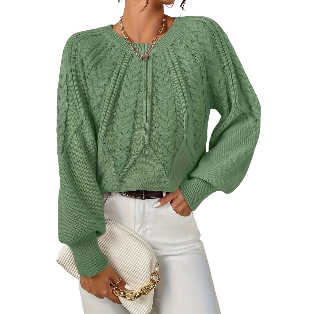 Zinnia | Sweater Blue | FormaLuxe