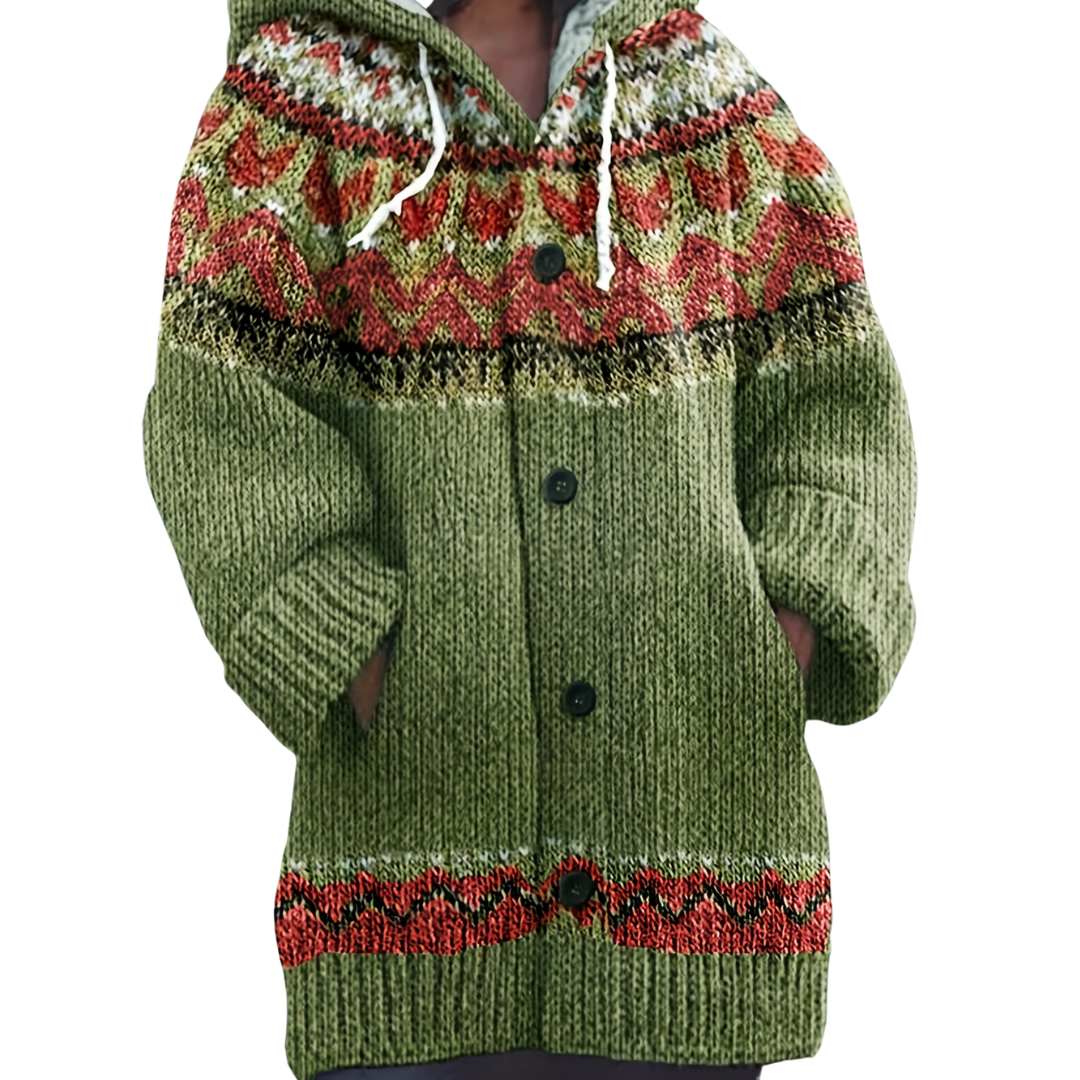 Jennie | Winter Sweater Green | FormaLuxe