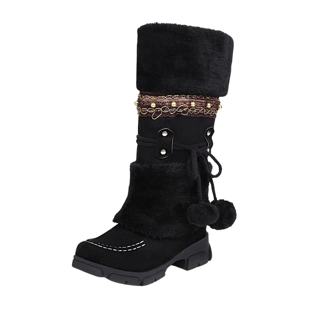 Aria | Winter Boots Beige | FormaLuxe