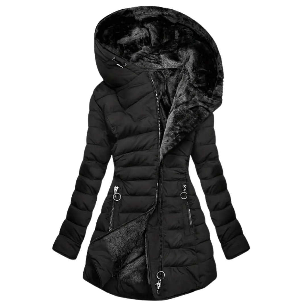 Alicia | Winter Coat (Timeless Bestseller) Black | FormaLuxe