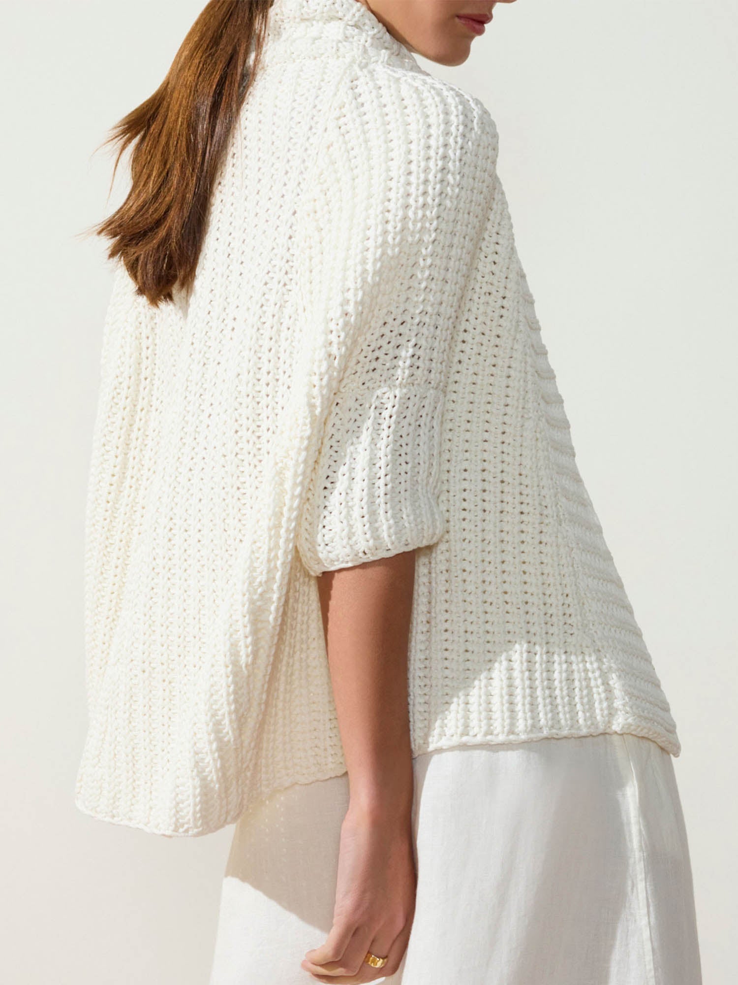 The Fida Handknit Shrug – Sweaters | FormaLuxe