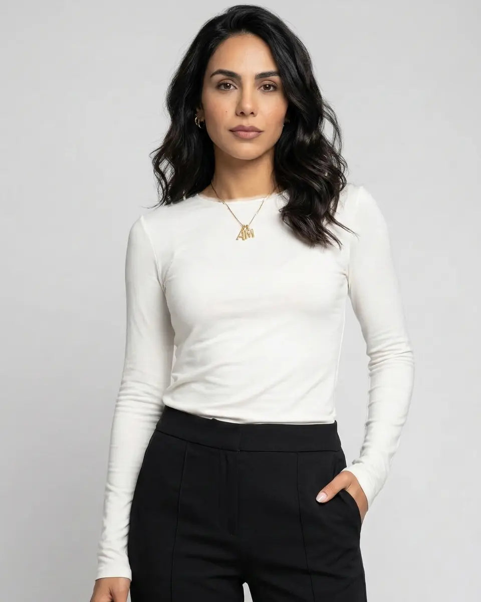 velora - Long-sleeved shirt – clothing > long-sleeved shirts | FormaLuxe