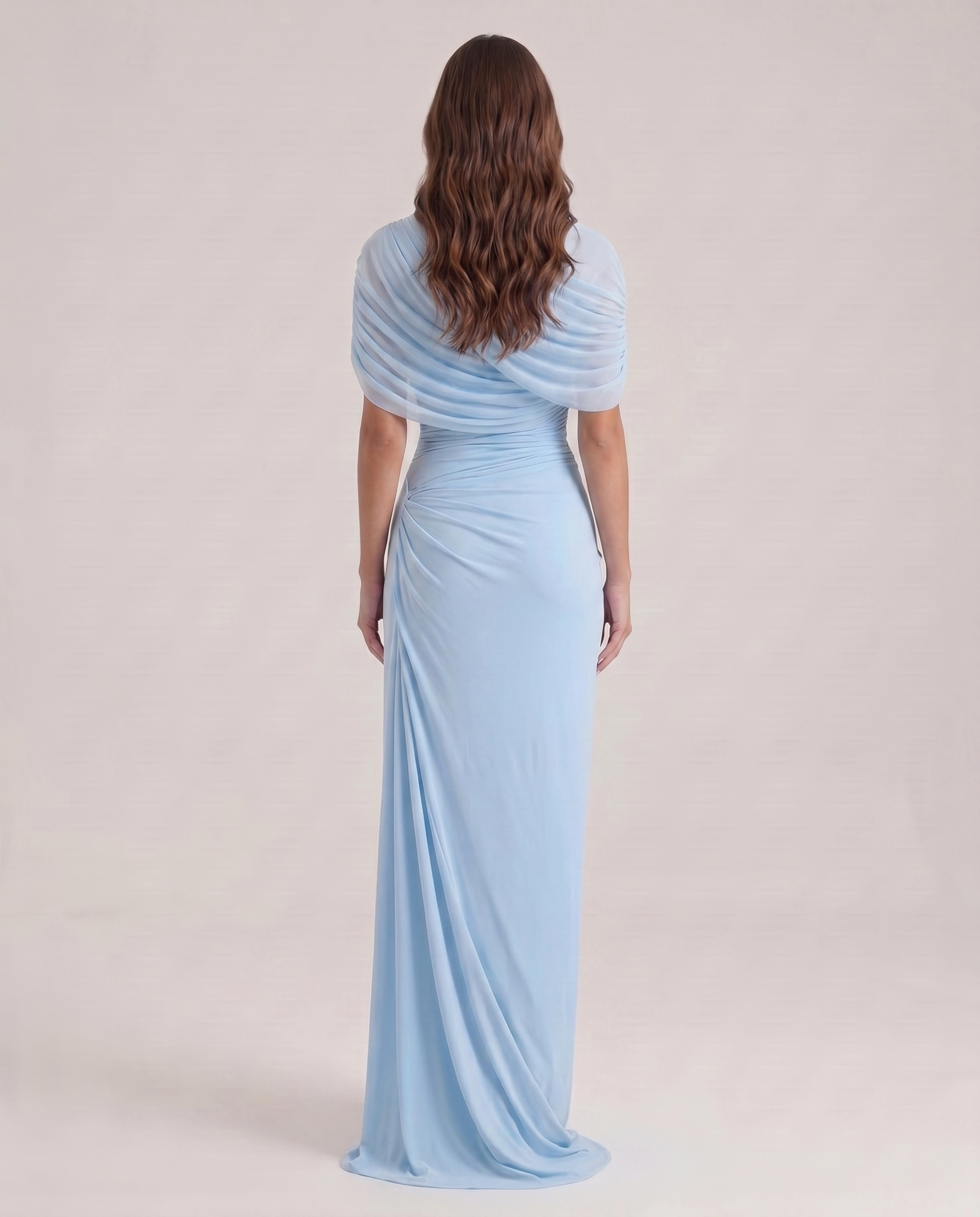 Henrietta Maxikleid Hellblau | FormaLuxe