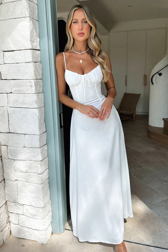 Alina | Elegantes Maxikleid Yellow | FormaLuxe