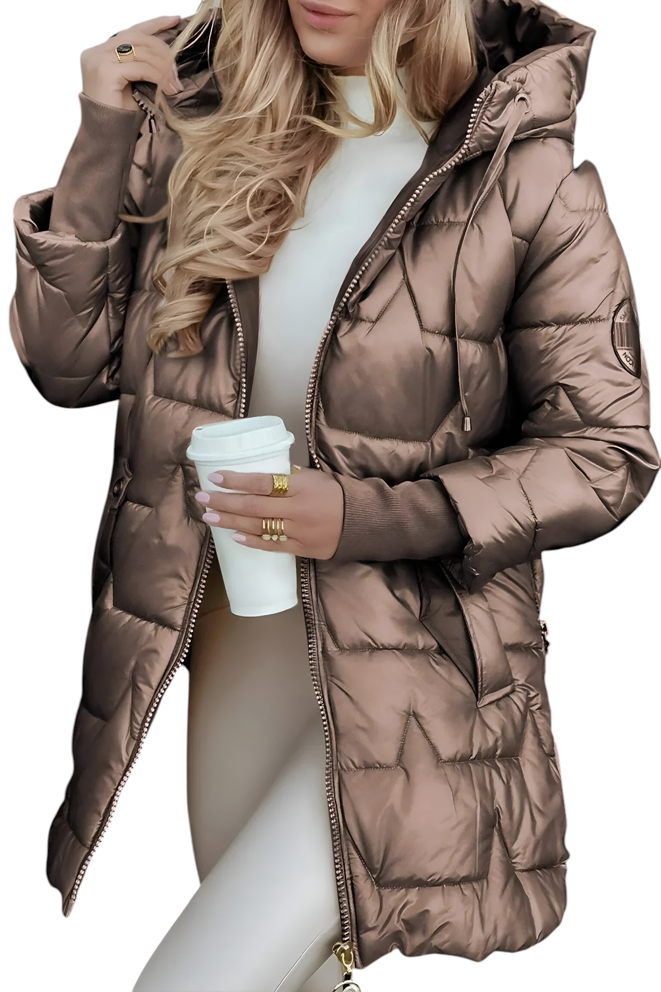 Moni | Winterjacke Beige | FormaLuxe
