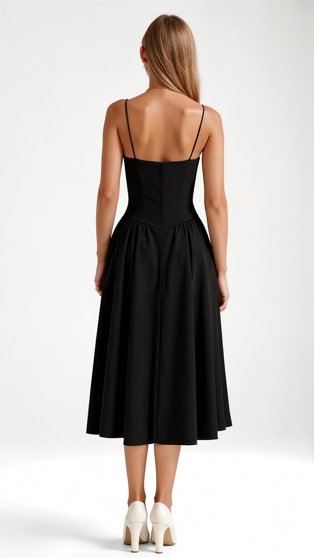 Odette | Corset Midi Dress Green – Midi Dresses | FormaLuxe