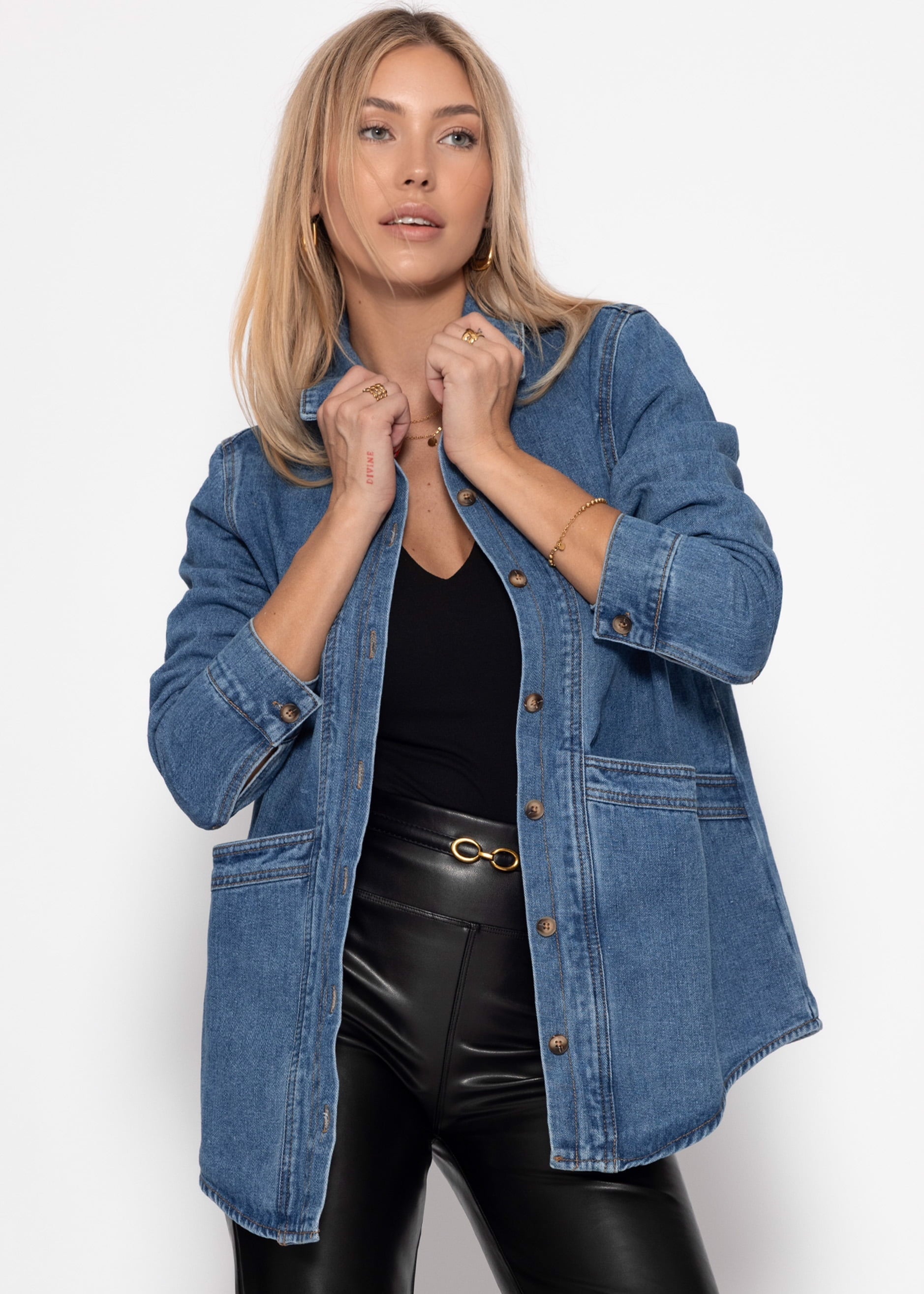 Jeansjacke - blau – Bekleidung > Jacken | FormaLuxe