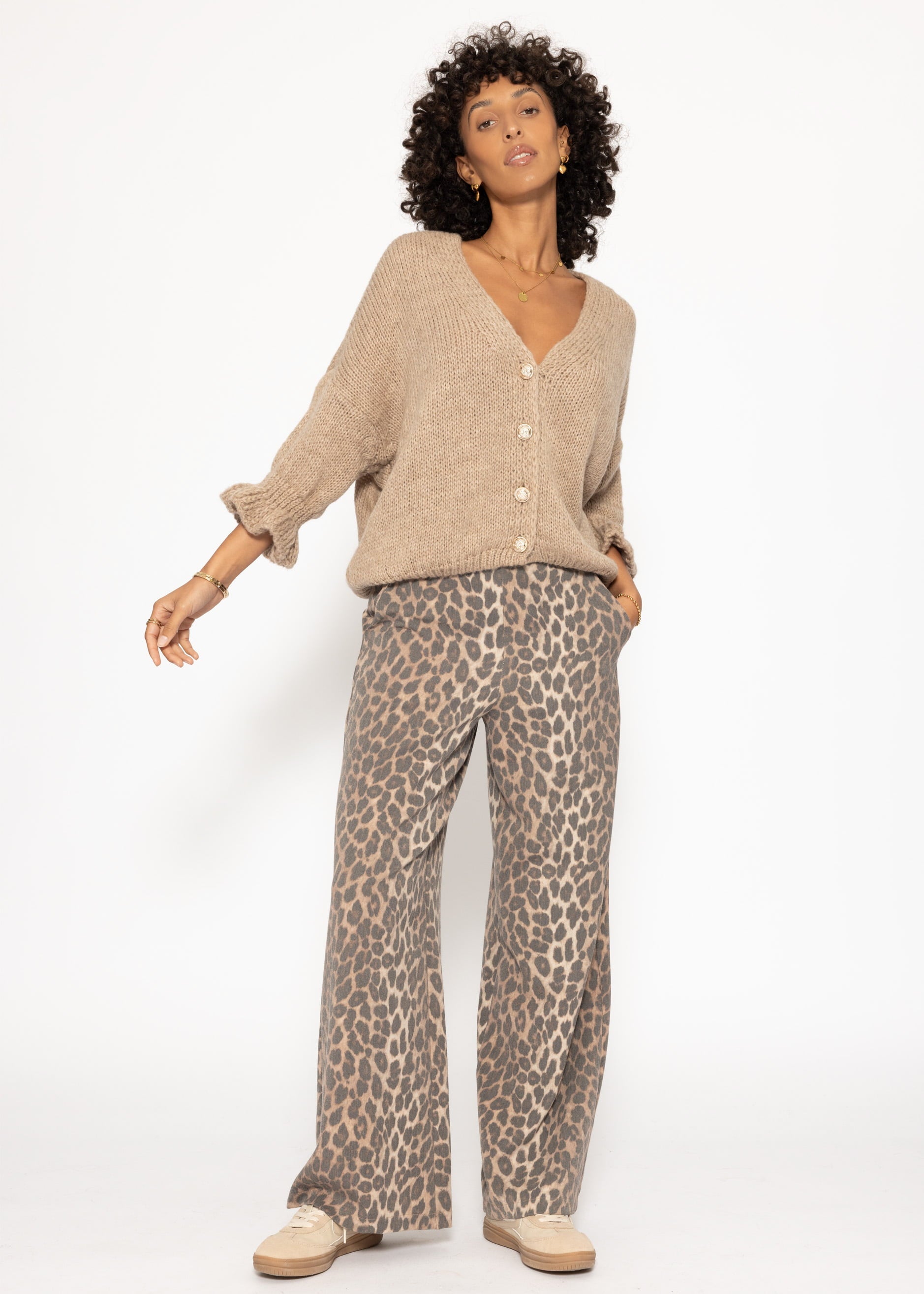 Leo Stoffhose - braun – Bekleidung > Casual Hosen | FormaLuxe