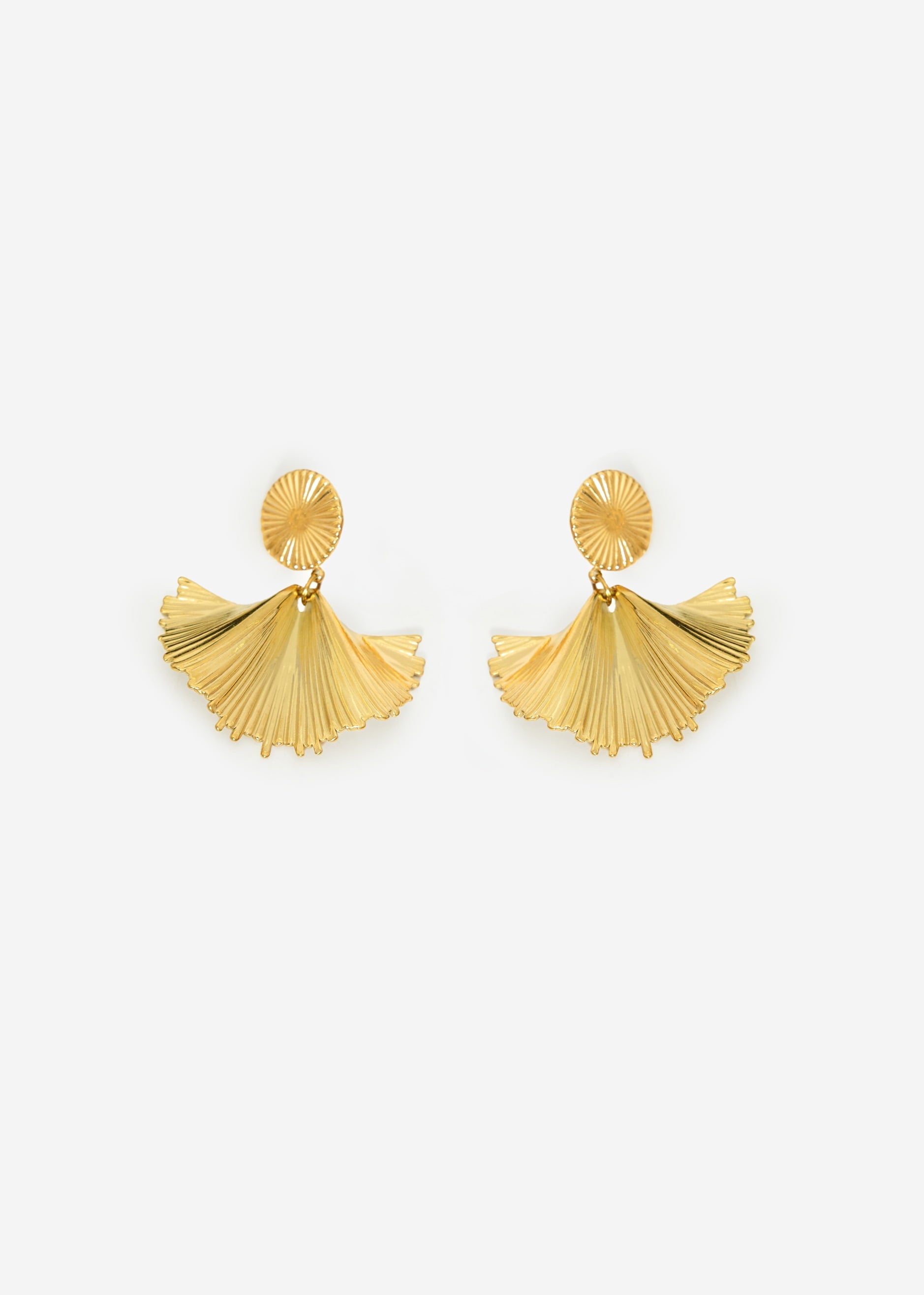 Ohrstecker mit Anhänger - gold – Schmuck > Ohrringe | FormaLuxe