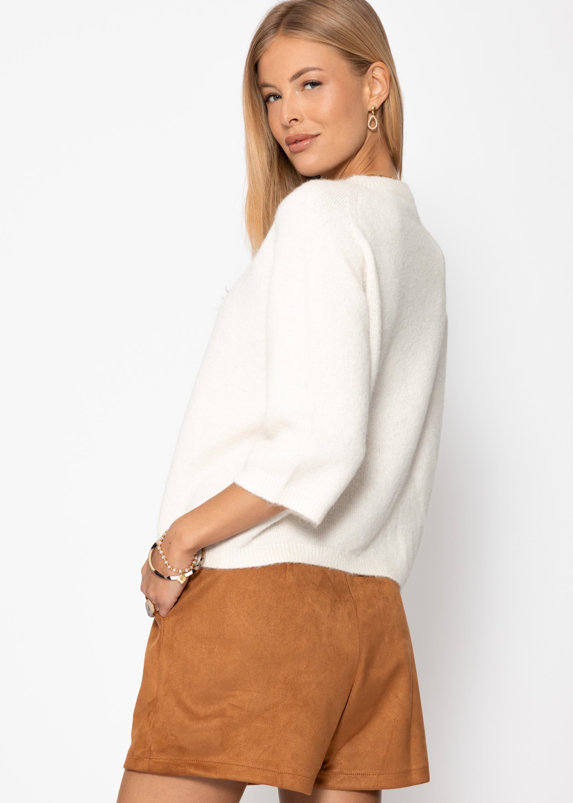 Strickoberteil - offwhite – Bekleidung > Pullover | FormaLuxe