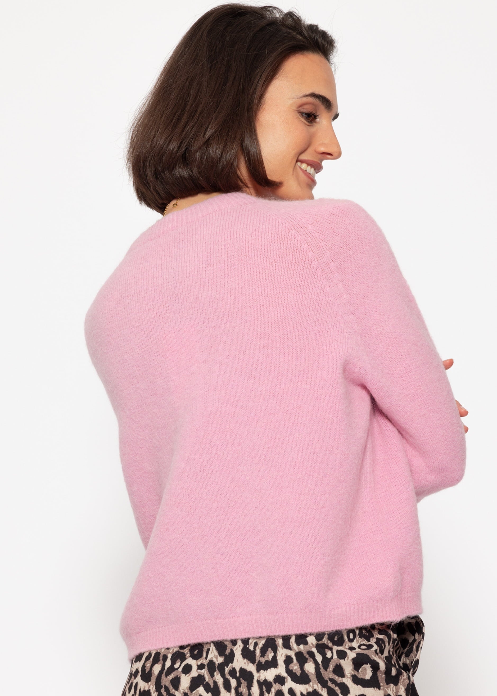 Strickoberteil - rosa – Bekleidung > Pullover | FormaLuxe