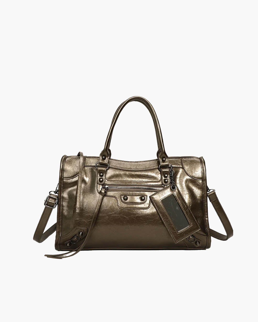 Carmela- Stylish Handbag with Spacious Interior & Minimalist Design Black | FormaLuxe