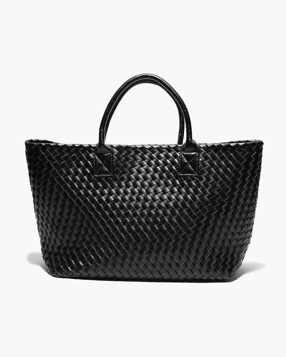 Zarina Woven Bag Black | FormaLuxe