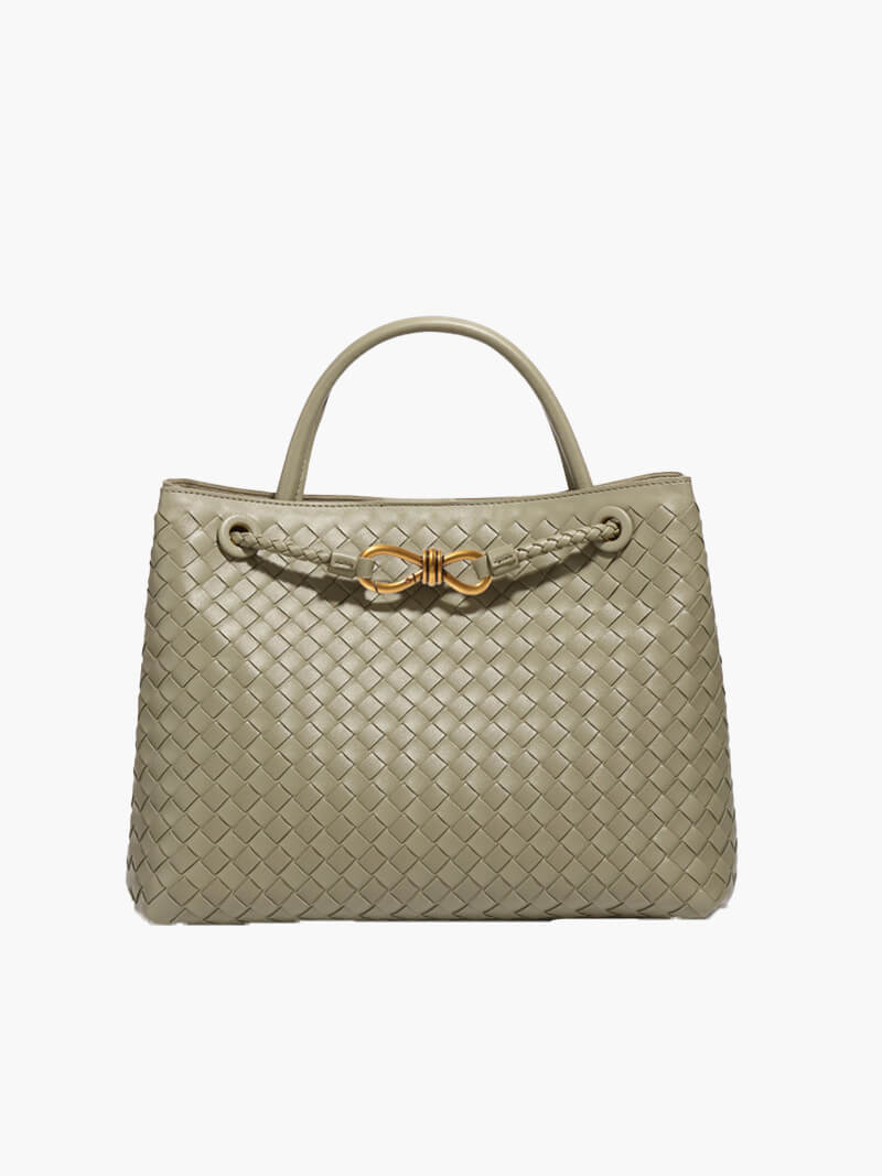 Lucia Woven Bag Black – Handbags | FormaLuxe