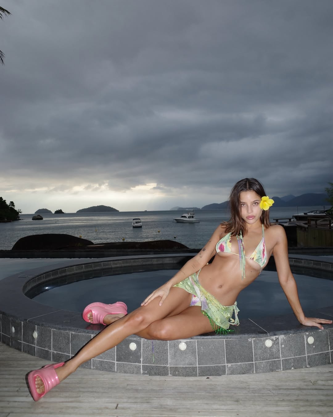 Alisson | Bikini-Set mit Überrock und Oberteil Grün | FormaLuxe