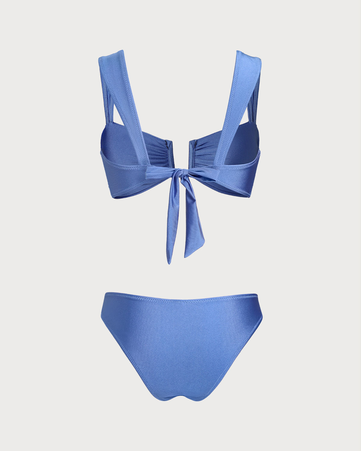 Selin | Triangel-Bikini High Stretch – Blau