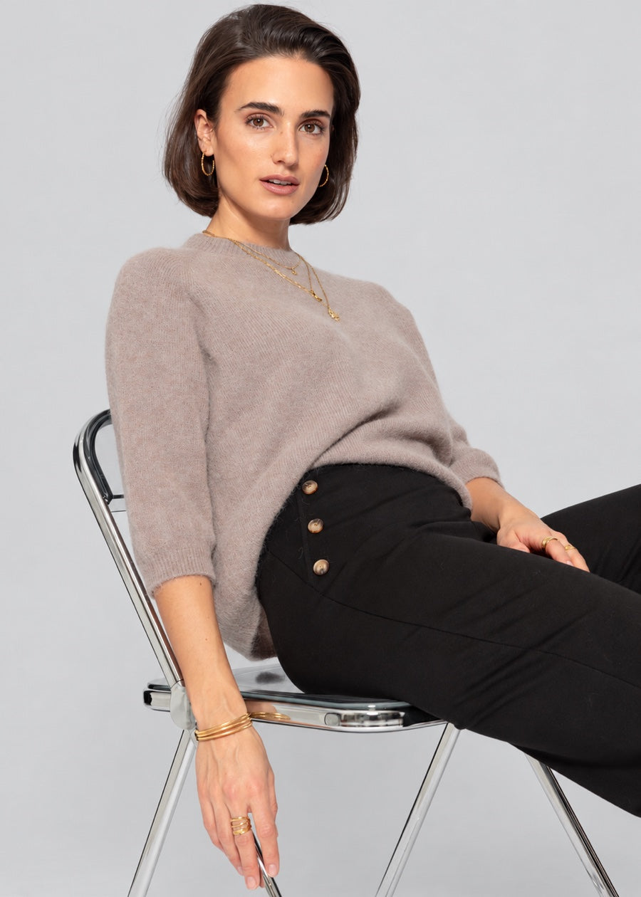 Knit Top - Taupe